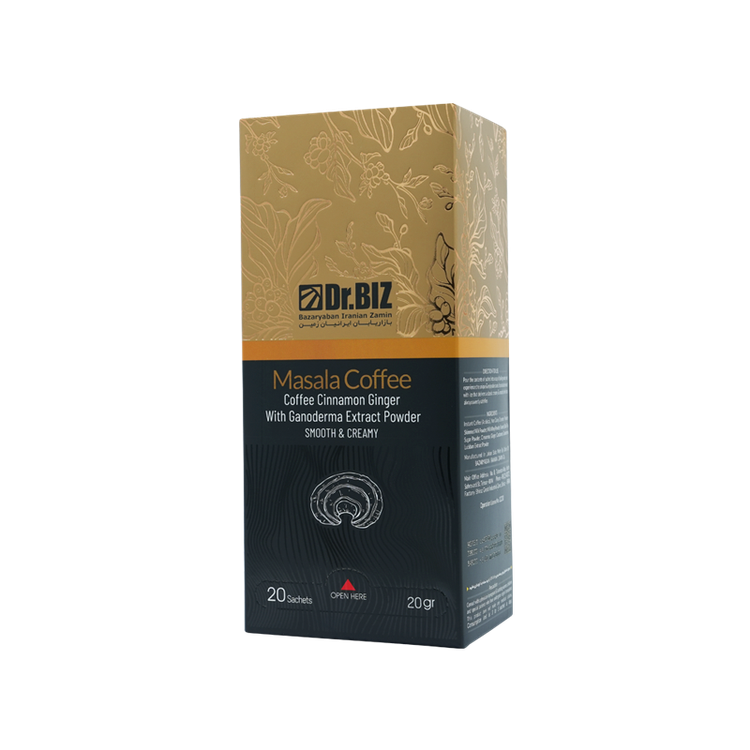 قهوه ماسالا با قارچ گانودرما ۲۰ عددی