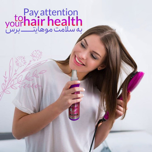 لوسیون محافظ حرارتی مو حاوی عصاره خاویار